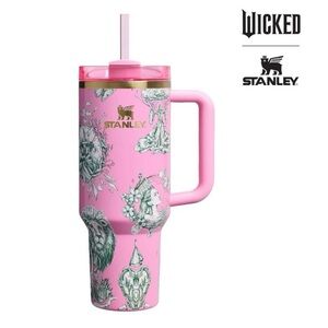 Stanley Pink Tumbler with Wicked Artistic Design